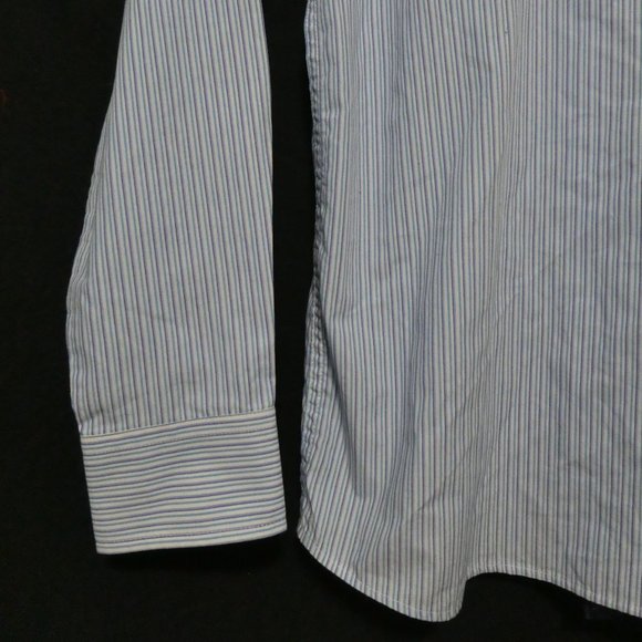 ANDREW FEZZA, size 12, striped button down dress shirt, GUC - Picture 14 of 16